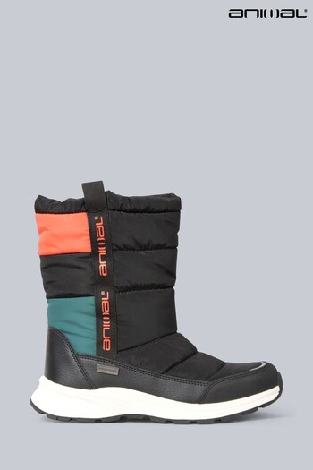Animal Kids Black Burst Snow Boots (D70941) | £50