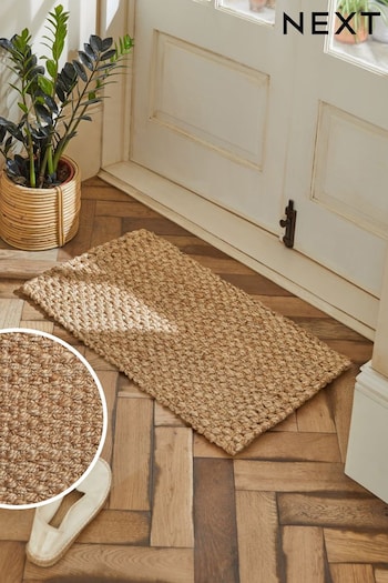 Natural Woven Jute Doormat (D71316) | £18