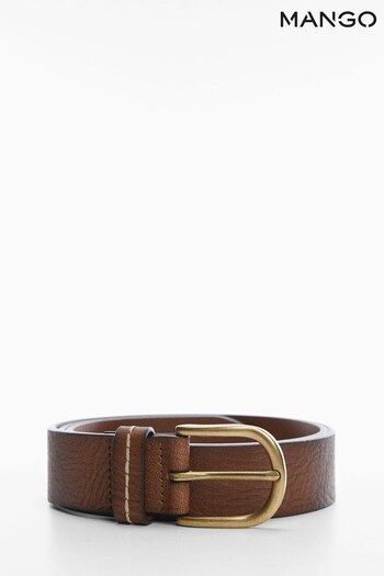 Mango Leather Brown Belt (D71371) | £36