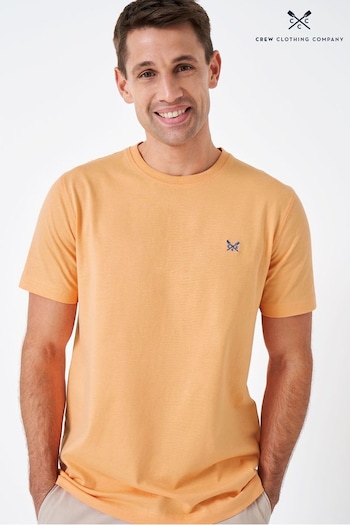 Crew Clothing Company Orange Cotton Classic T-Shirt (D71474) | £25