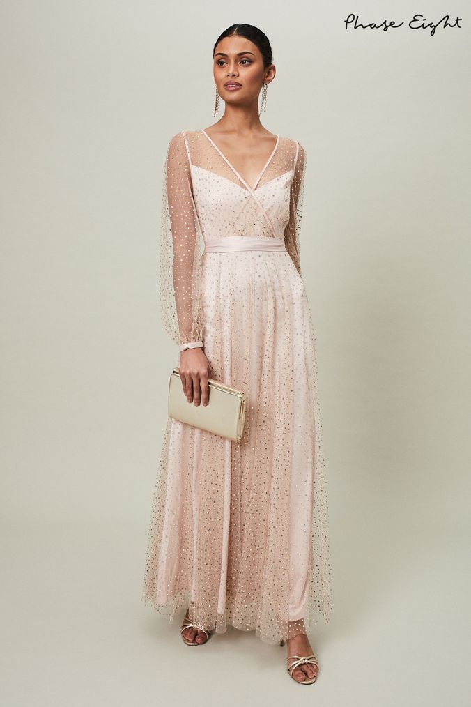 Buy Embellished Long Sleeve Maxi Dresses Online Next UK
