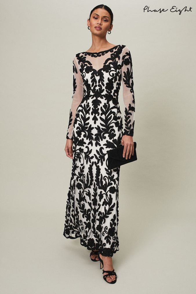 Buy Women s Phase Eight Black Dresses Partywear Online Next UK