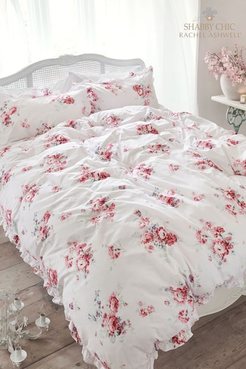 Shabby Chic by Rachel Ashwell® Sunbleached Floral Ruffle Duvet Cover and Pillowcase Set (D71520) | £55 - £90