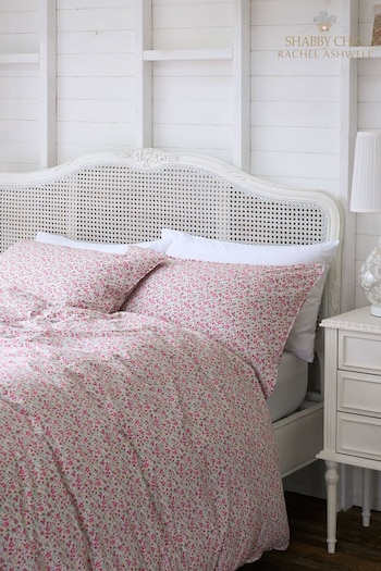 Shabby Chic by Rachel Ashwell® Vintage Ditsy Pink Flat Piped Duvet Cover and Pillowcase Set (D71521) | £45 - £80