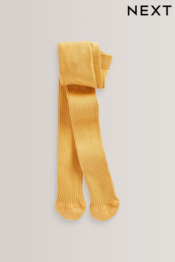 Girls mustard tights cheap