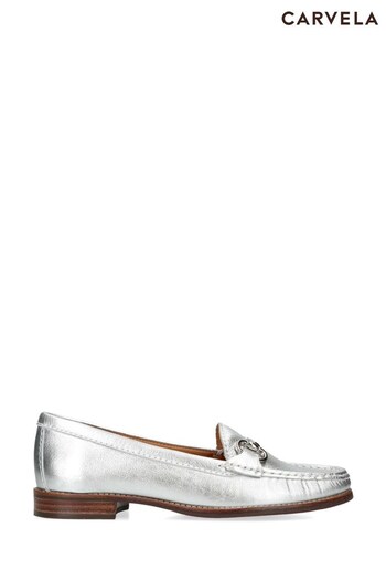 Carvela Comfort Silver Click 2 that Shoes (D71731) | £139