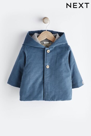 Navy Blue Corduroy Baby Jacket (0mths-2yrs) (D71798) | £20 - £22