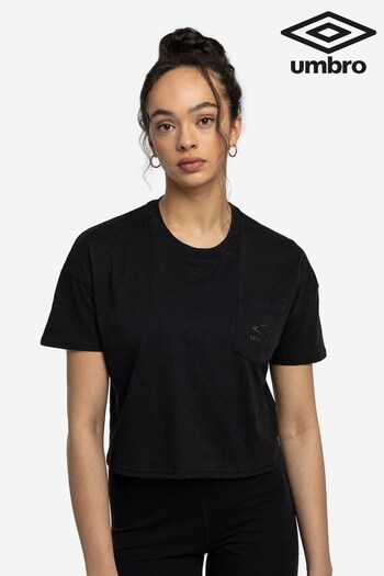 Umbro Black Diamond Crop T-Shirt (D71860) | £22
