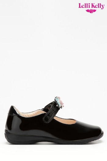 Lelli Kelly Dino Removeable Charm Dolly Black Shoes (D72011) | £60