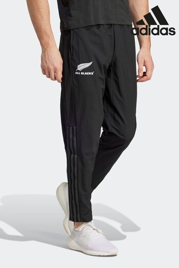 adidas Black Performance All Blacks Rugby Tracksuit Bottoms (D72127) | £55