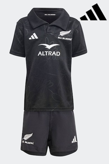 adidas Black Kids All Blacks Rugby World Cup Mini Kit (D72258) | £40