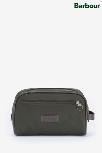 Barbour® Olive Green Washbag (D72269) | £40