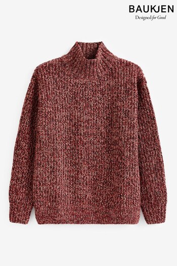 Baukjen Red Anabela Recycled Wool Blend Jumper (D72400) | £159