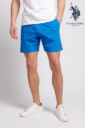 U.S. Polo Assn. Mens Blue Cotton Shorts (D72552) | £50