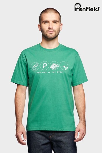 Penfield Nature Symbols Print T-Shirt (D72597) | £25
