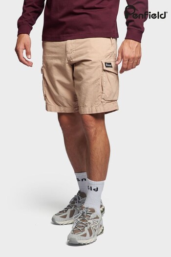 Penfield Black P Bear Cargo Shorts (D72650) | £65