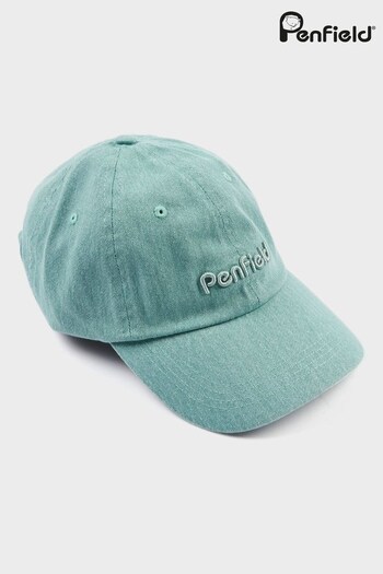 Penfield Blue Washed Baseball Cap (D72657) | £35