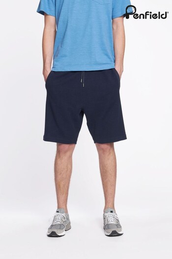 Penfield Blue Reverse Loopback Shorts (D72664) | £65