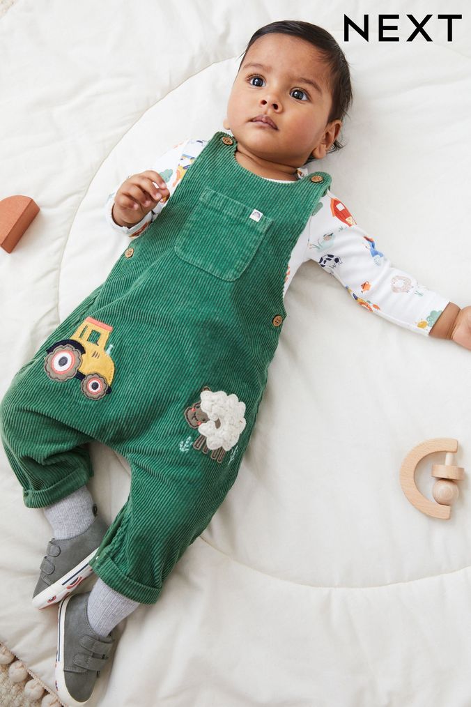 Baby boy dungarees hot sale 9 12 months