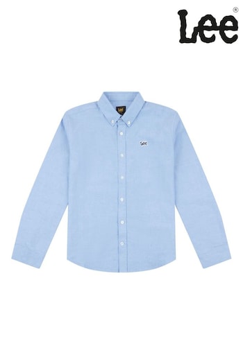 Lee Boys Blue Oxford Shirt (D72748) | £40 - £48