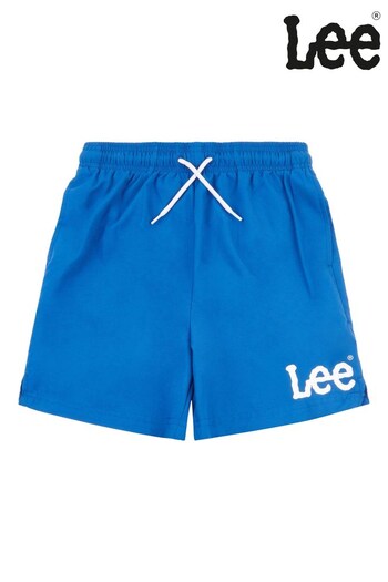 Lee Boys Bright Blue Wobbly Graphic Swimshorts (D72762) | £25 - £30