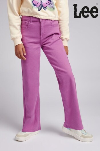 Lee Girls Purple Carol Straight Leg Jeans (D72785) | £45 - £54