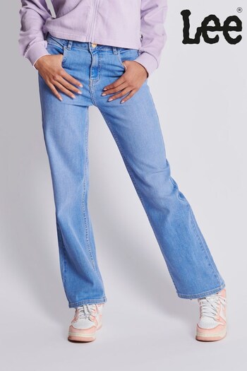 Lee Girls Blue Carol Straight Leg Jeans (D72786) | £50 - £60