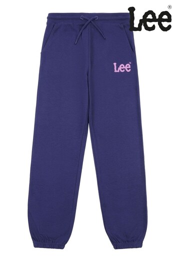 Lee Girls Blue Wobbly Graphic Joggers (D72811) | £40 - £48