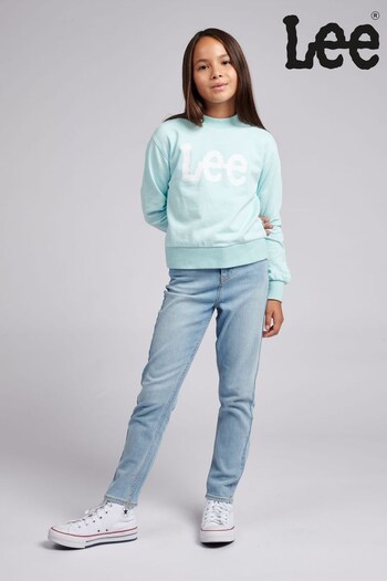 Lee Girls Blue Stella Tapered Jeans (D72848) | £45 - £54