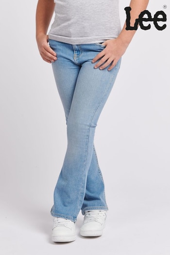 Lee Girls Blue Breese Flare Jeans Bows (D72850) | £45 - £54