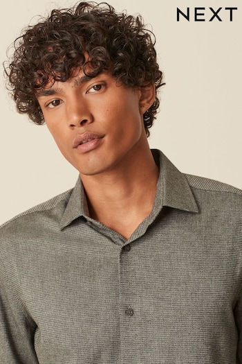 Grey Trimmed Shirt (D72875) | £30
