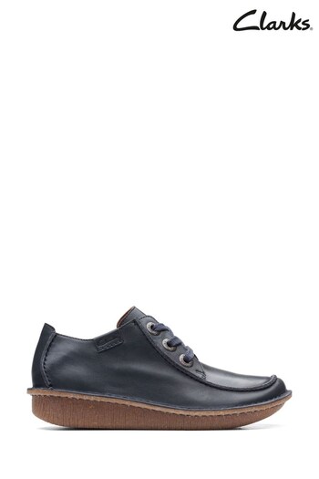 Clarks Blue Leather Funny Dream Shoes (D73090) | £80