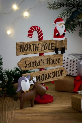 Red Santa's Workshop Resin Christmas Decoration (D73330) | £20