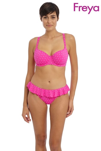 Freya Raspberry Jewel Cove Bikini Briefs (D73471) | £26