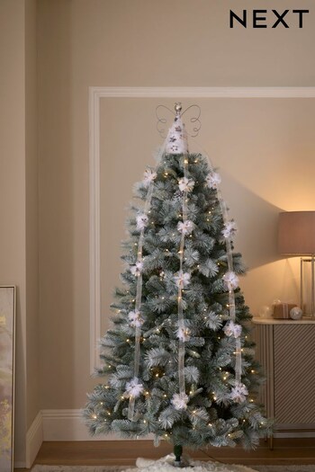 Grey Angel Christmas Tree Topper (D73704) | £28