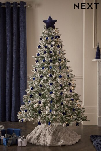 Navy Blue Star Christmas Tree Topper (D73712) | £25