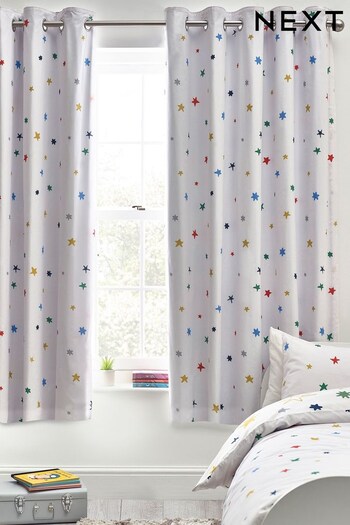 Multi Star Eyelet Blackout/Thermal Curtains (D73799) | £36 - £76