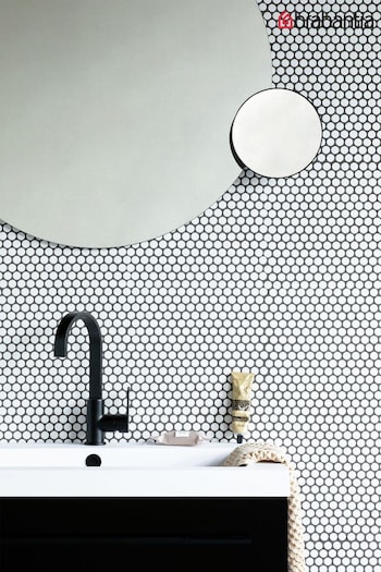 Brabantia Grey Mindset Bathroom Mirror Infinite White (D73909) | £50