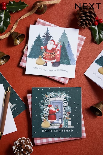 20 Pack Santa Scene Christmas Cards (D73943) | £6