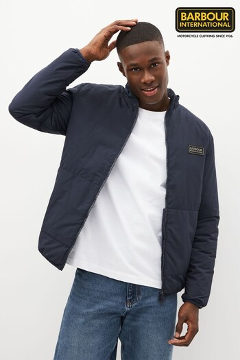Barbour® International Navy Station Quilted Jacket (D73975) | £179