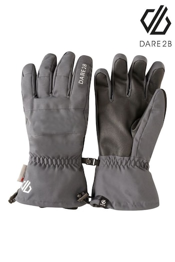 Dare 2b Grey Diversity II Waterproof Ski Gloves (D74187) | £28