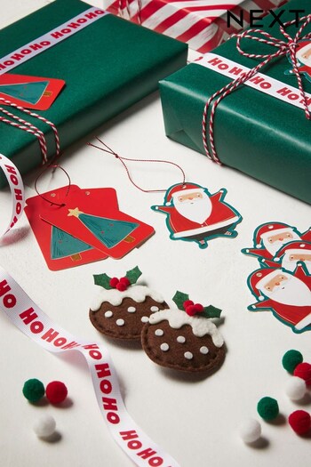 Red Character Christmas Wrapping Accessory Set (D74283) | £7