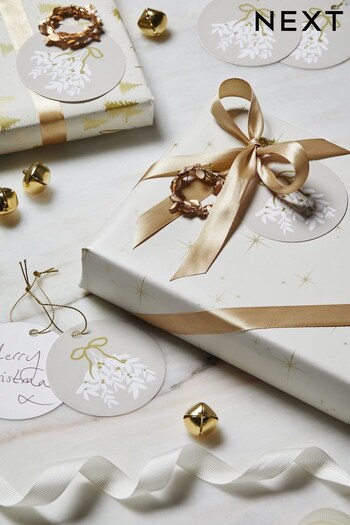 Gold Christmas Wrapping Accessory Set (D74285) | £7
