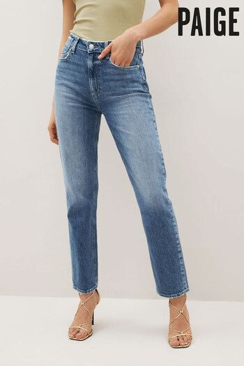 Paige Blue Stella Straight Ultra High Rise Jeans (D74327) | £275