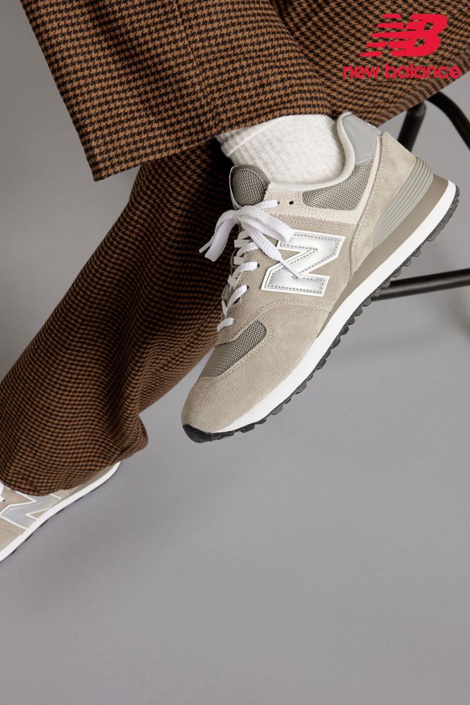 New Balance Grey 574 Trainers (D74365) | £95