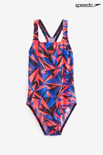 Speedo Girls Hyper Boom Allover Medalist Swimsuit (D74393) | £20.50