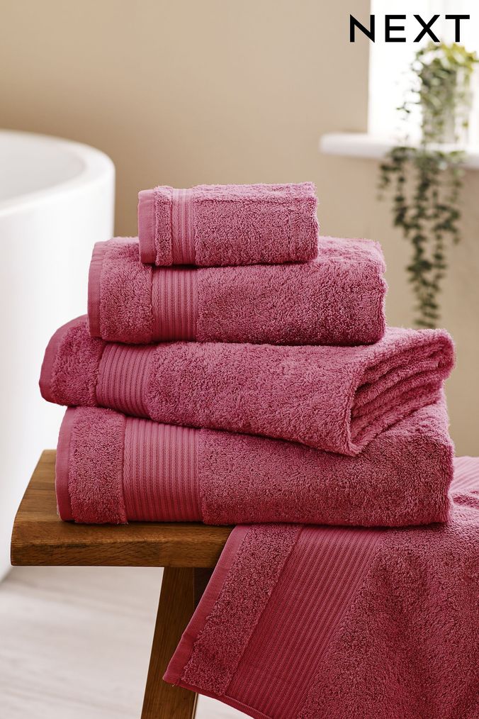 Rose pink hotsell towels