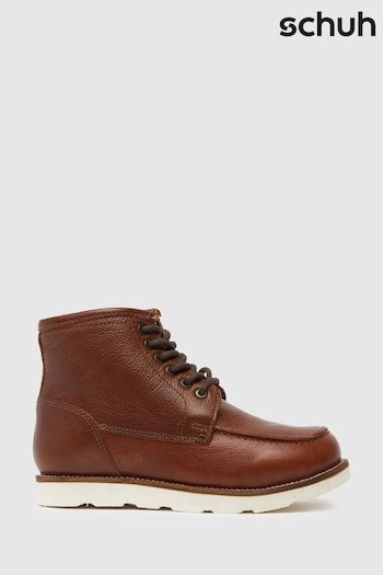 Schuh Convince Brown Lace Boots (D74588) | £40 - £42