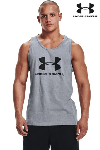 Under Armour Grey Sportstyle Tank Top (D74667) | £23