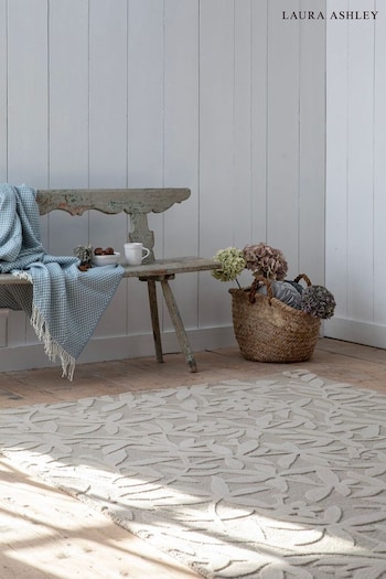 Laura Ashley Natural Cleavers Wool Rug (D74702) | £399 - £1,049